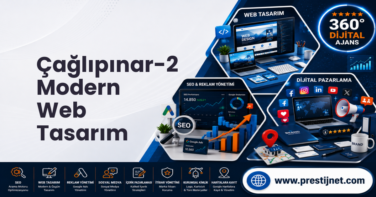 Çağlıpınar-2 Modern Web Tasarım