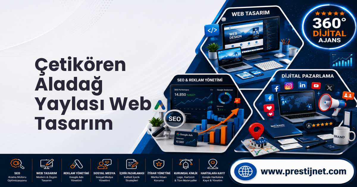 Çetikören Aladağ Yaylası Web Tasarım