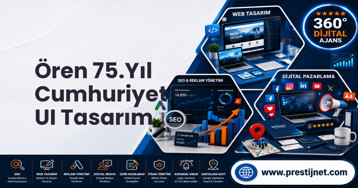 Ören 75.Yıl Cumhuriyet UI Tasarım