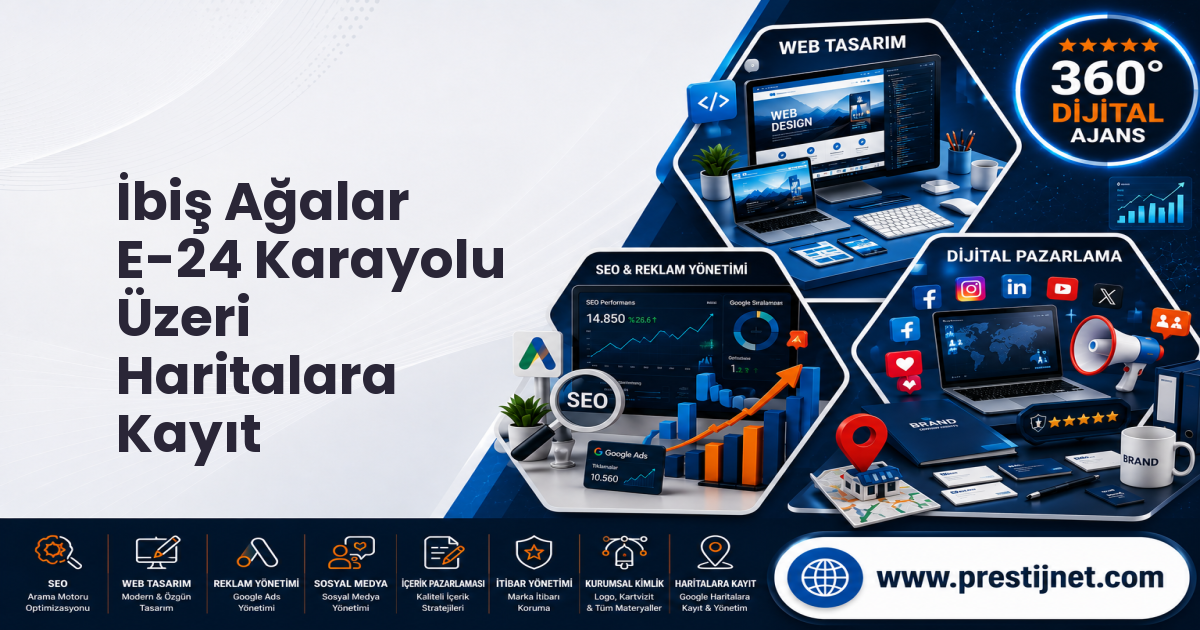 İbiş Ağalar E-24 Karayolu Üzeri Haritalara Kayıt