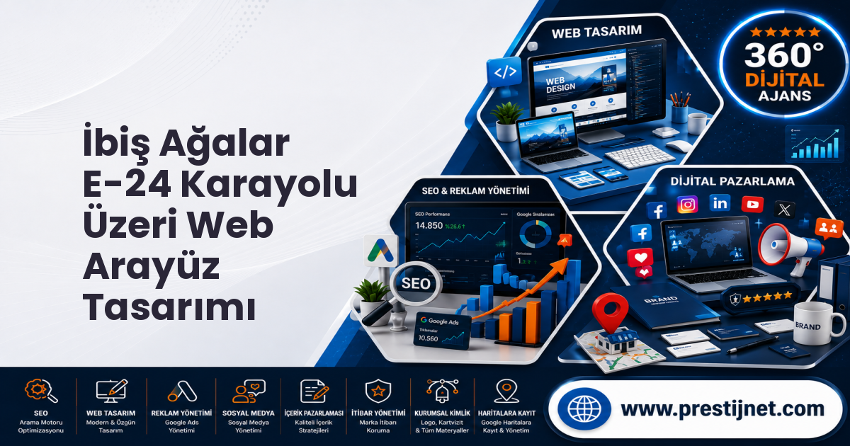 İbiş Ağalar E-24 Karayolu Üzeri Web Arayüz Tasarımı