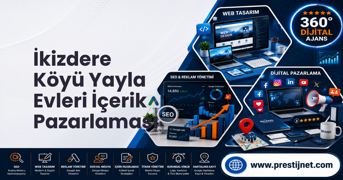 İkizdere Köyü Yayla Evleri İçerik Pazarlaması