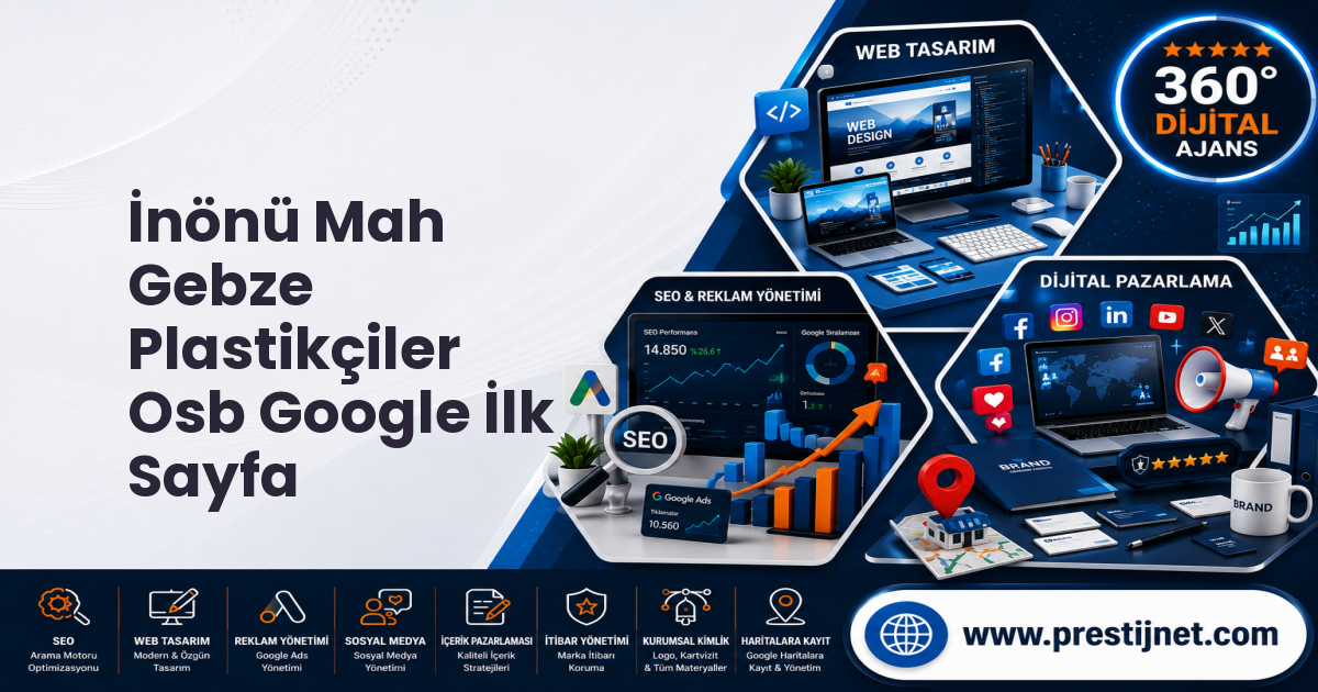 İnönü Mah Gebze Plastikçiler Osb Google İlk Sayfa