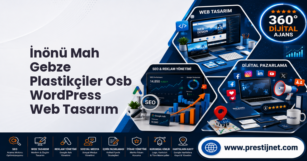 İnönü Mah Gebze Plastikçiler Osb WordPress Web Tasarım