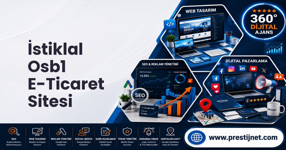 İstiklal Osb1 E-Ticaret Sitesi
