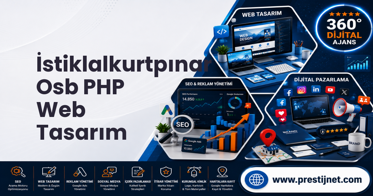 İstiklalkurtpınar Osb PHP Web Tasarım