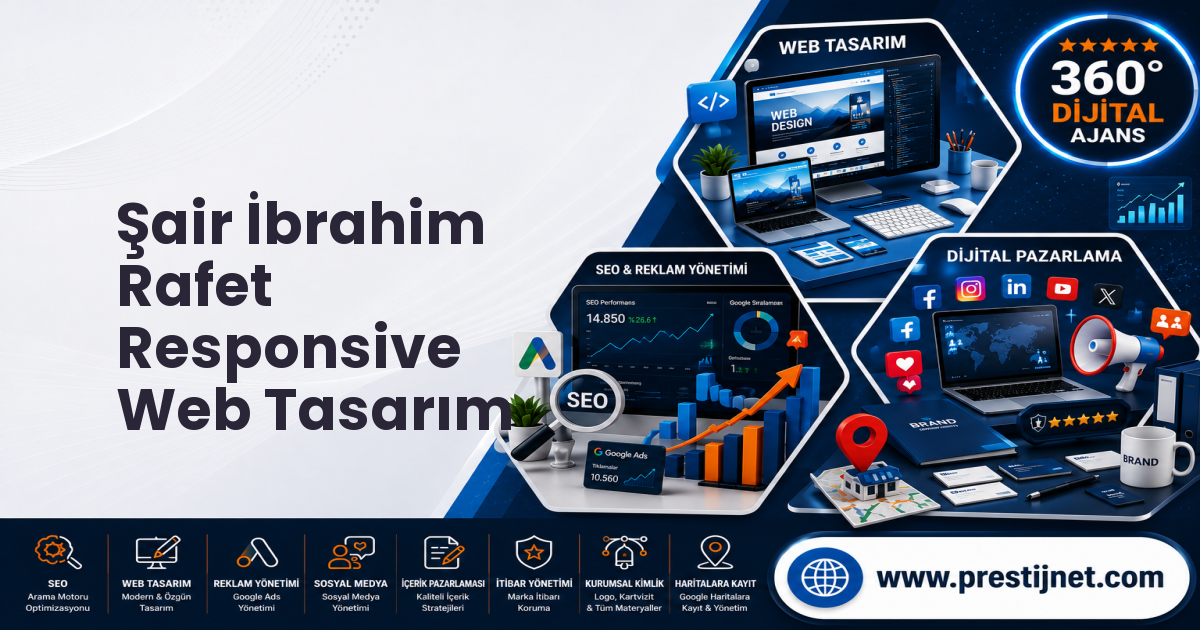 Şair İbrahim Rafet Responsive Web Tasarım