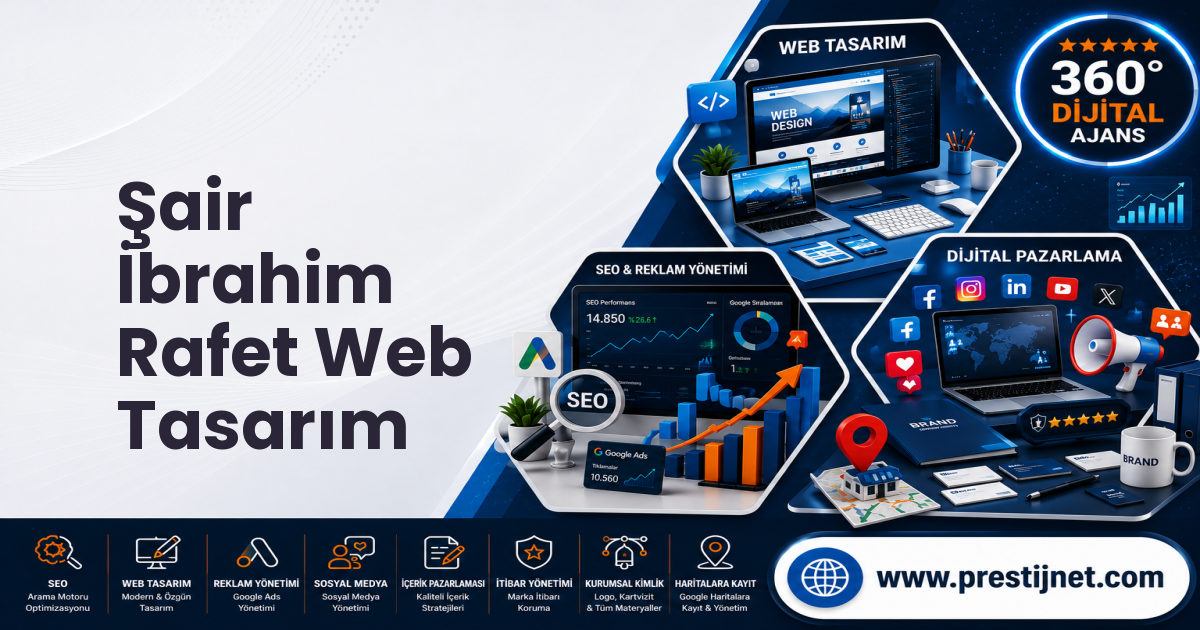 Şair İbrahim Rafet Web Tasarım