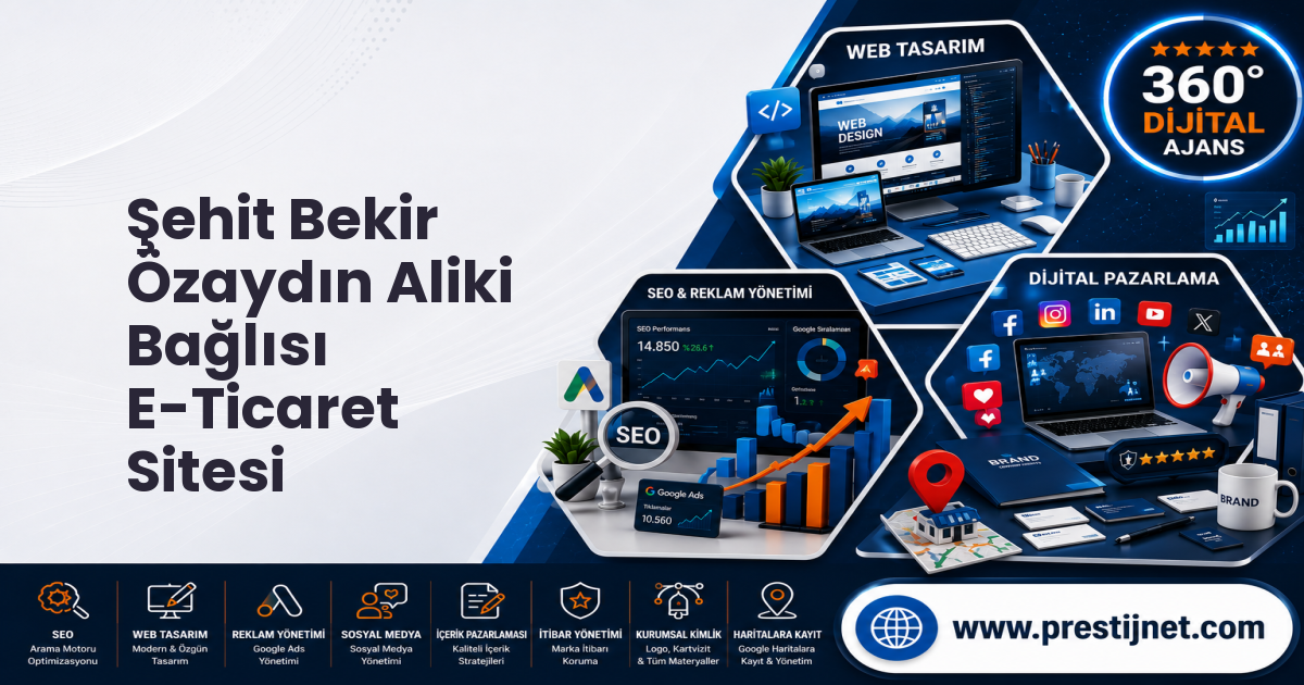 Şehit Bekir Özaydın Aliki Bağlısı E-Ticaret Sitesi