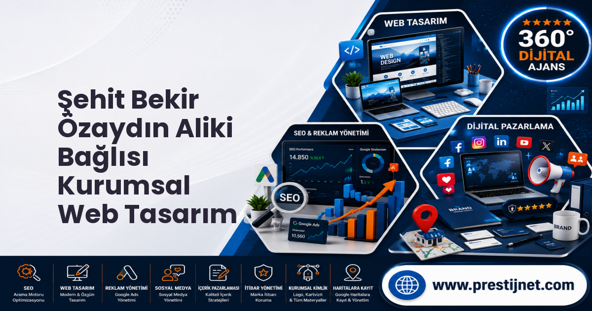 Şehit Bekir Özaydın Aliki Bağlısı Kurumsal Web Tasarım