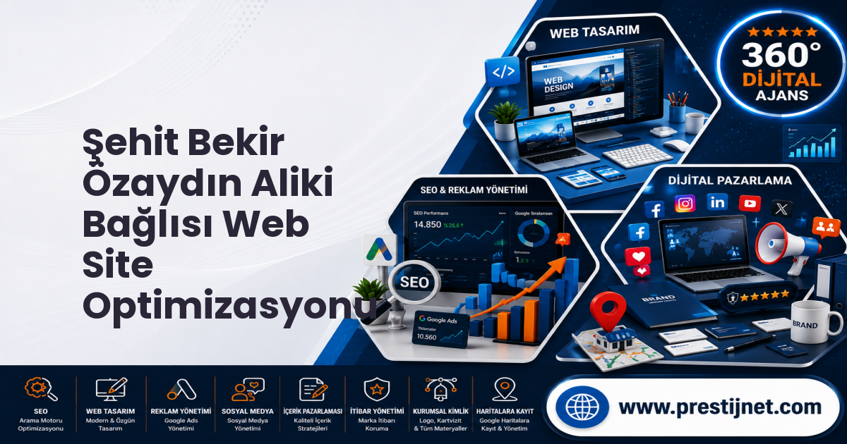 Şehit Bekir Özaydın Aliki Bağlısı Web Site Optimizasyonu