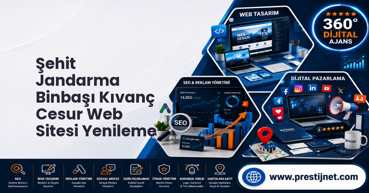 Şehit Jandarma Binbaşı Kıvanç Cesur Web Sitesi Yenileme