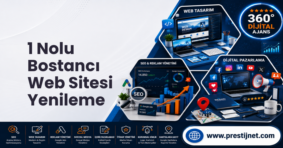 1 Nolu Bostancı Web Sitesi Yenileme