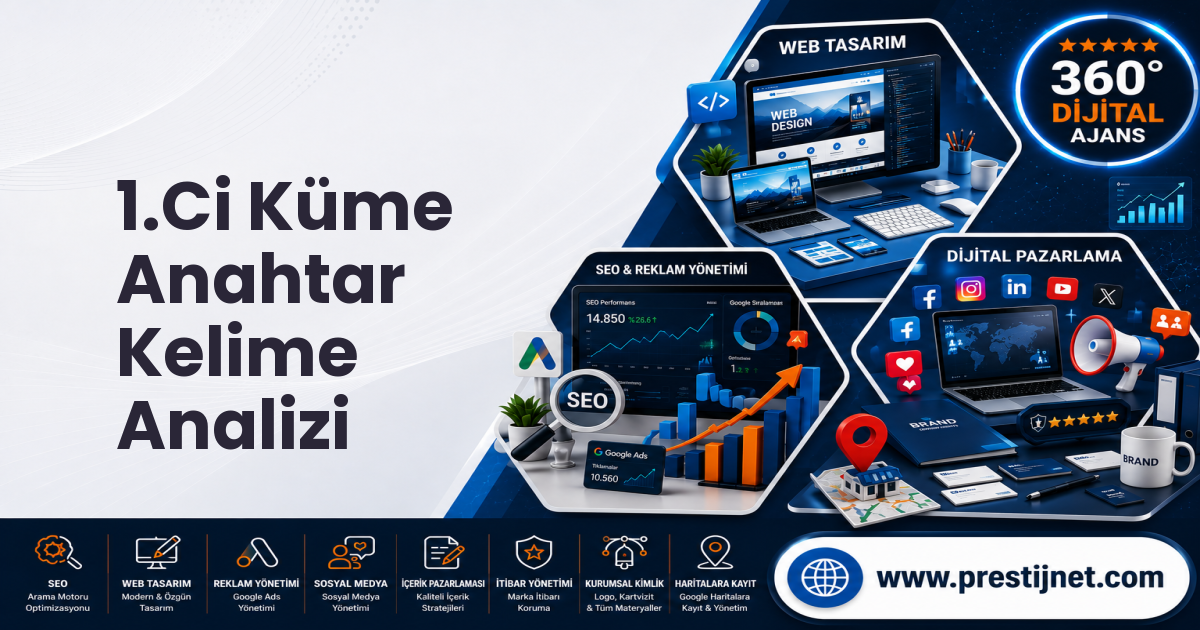 1.Ci Küme Anahtar Kelime Analizi