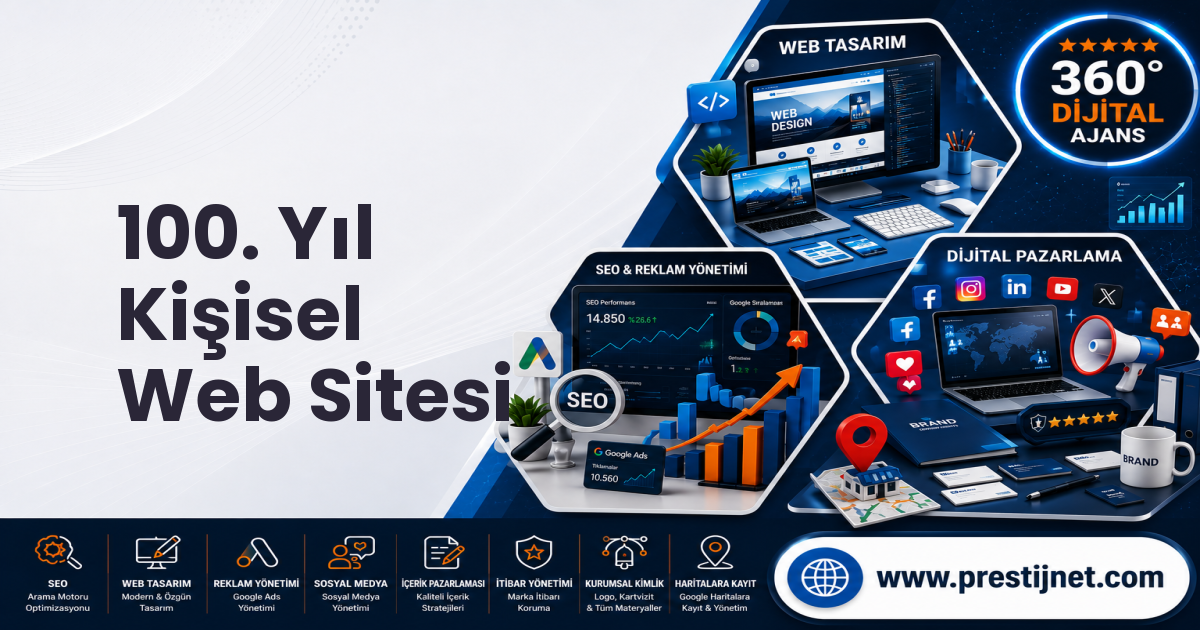 100. Yıl Kişisel Web Sitesi