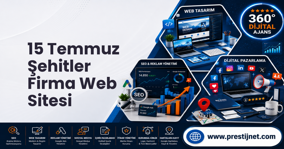 15 Temmuz Şehitler Firma Web Sitesi