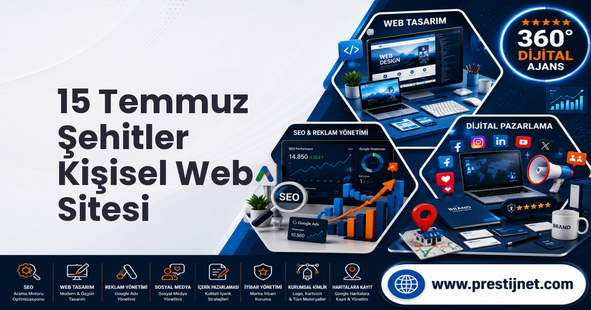 15 Temmuz Şehitler Kişisel Web Sitesi
