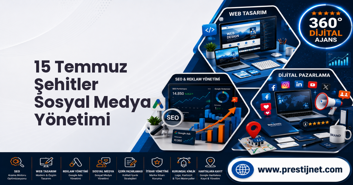 15 Temmuz Şehitler Sosyal Medya Yönetimi