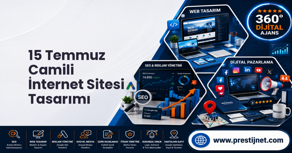 15 Temmuz Camili İnternet Sitesi Tasarımı