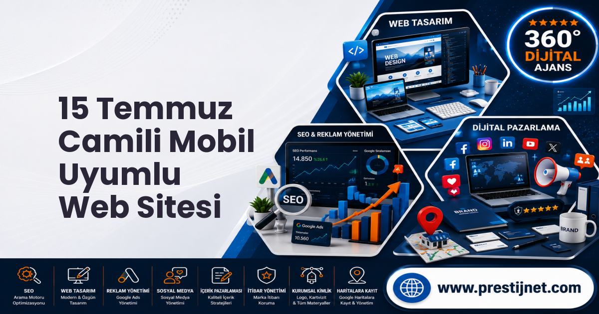 15 Temmuz Camili Mobil Uyumlu Web Sitesi