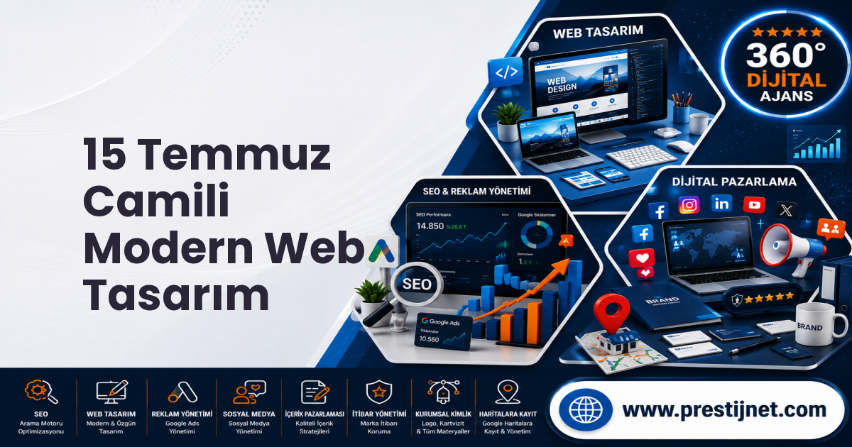 15 Temmuz Camili Modern Web Tasarım