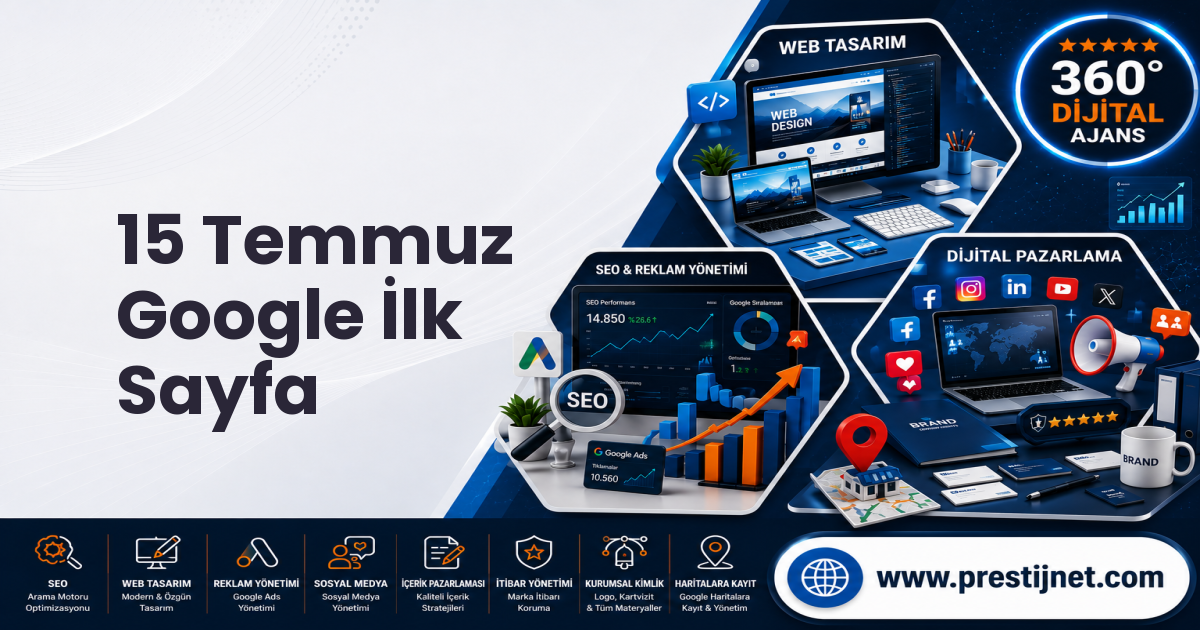 15 Temmuz Google İlk Sayfa