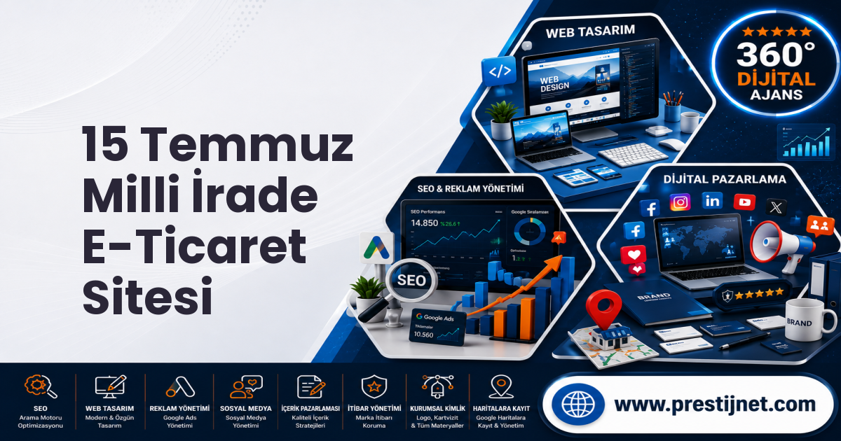 15 Temmuz Milli İrade E-Ticaret Sitesi