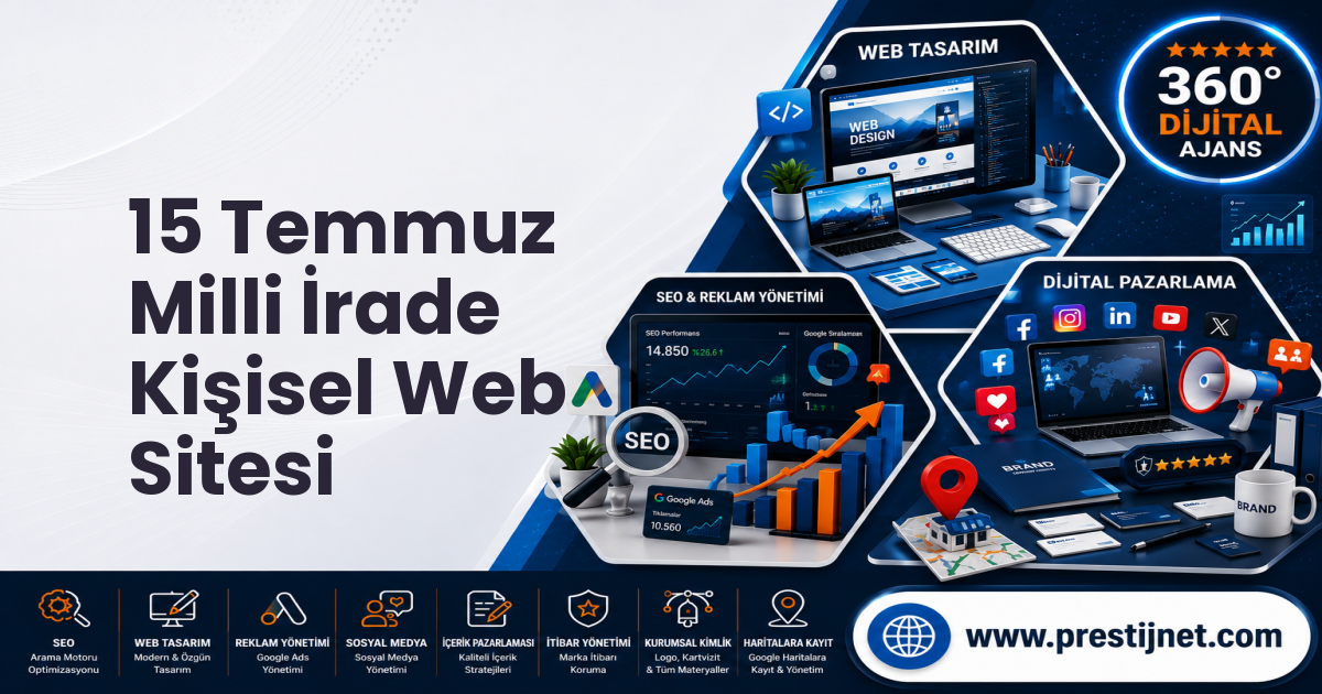 15 Temmuz Milli İrade Kişisel Web Sitesi