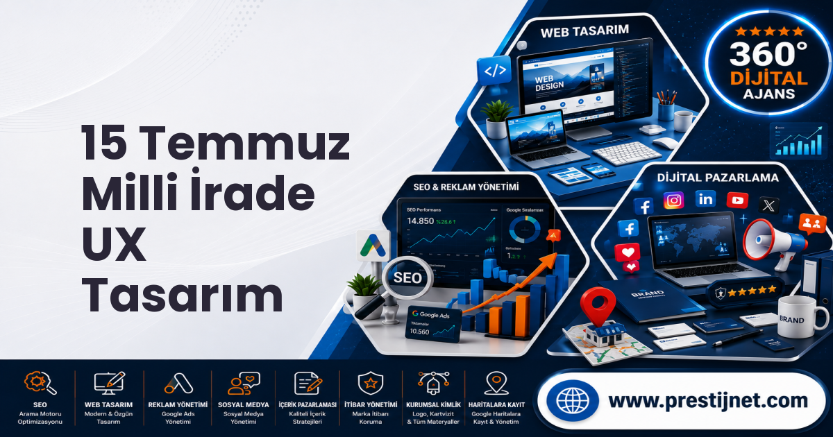 15 Temmuz Milli İrade UX Tasarım