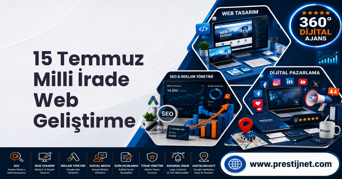 15 Temmuz Milli İrade Web Geliştirme