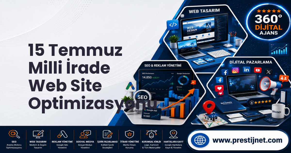 15 Temmuz Milli İrade Web Site Optimizasyonu