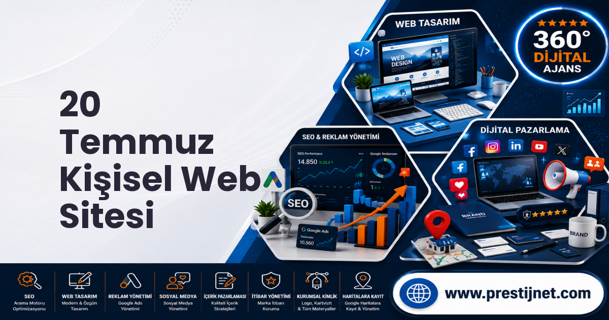 20 Temmuz Kişisel Web Sitesi