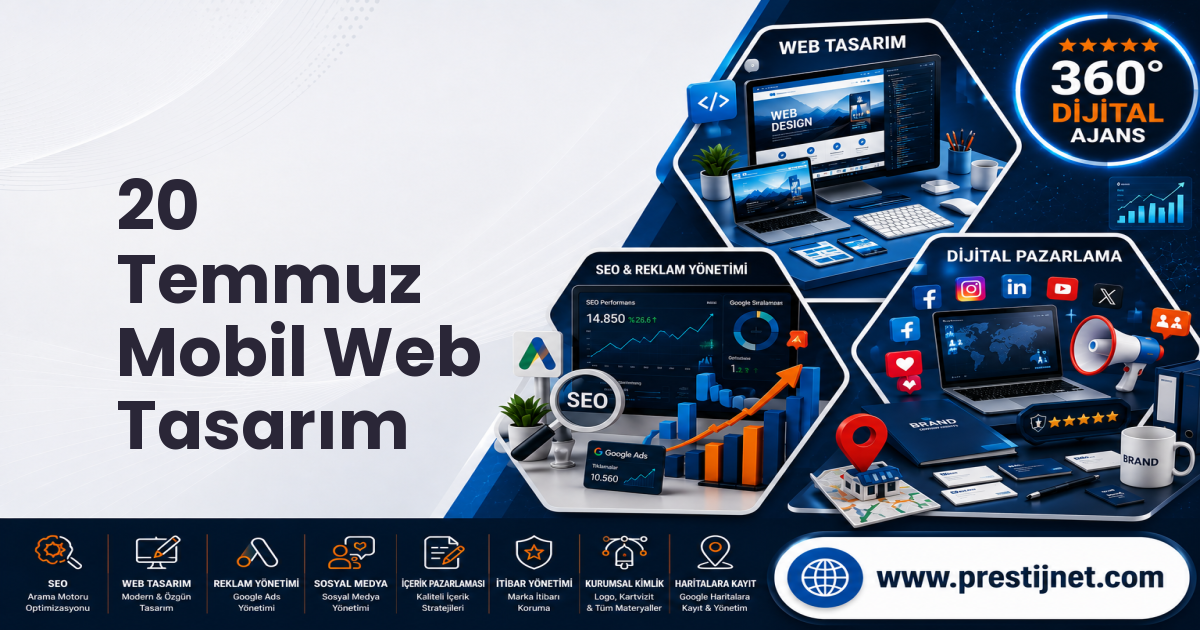 20 Temmuz Mobil Web Tasarım