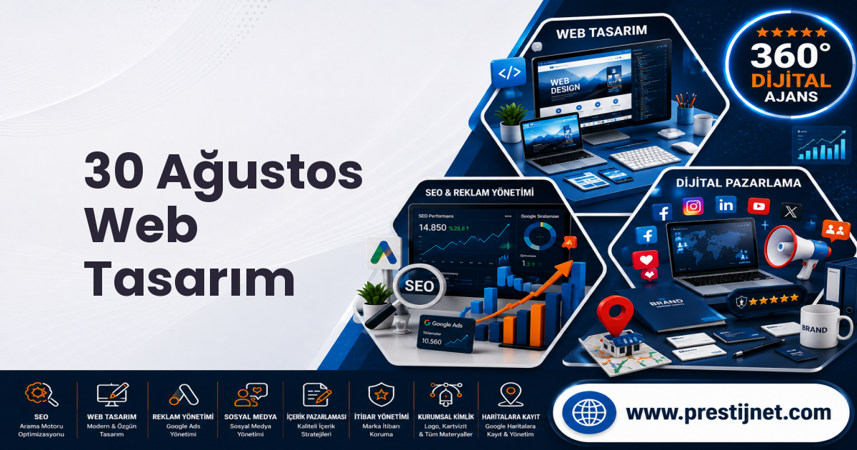 30 Ağustos Web Tasarım