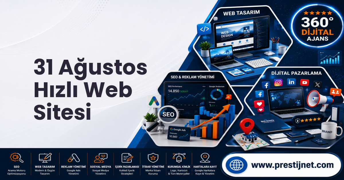 31 Ağustos Hızlı Web Sitesi