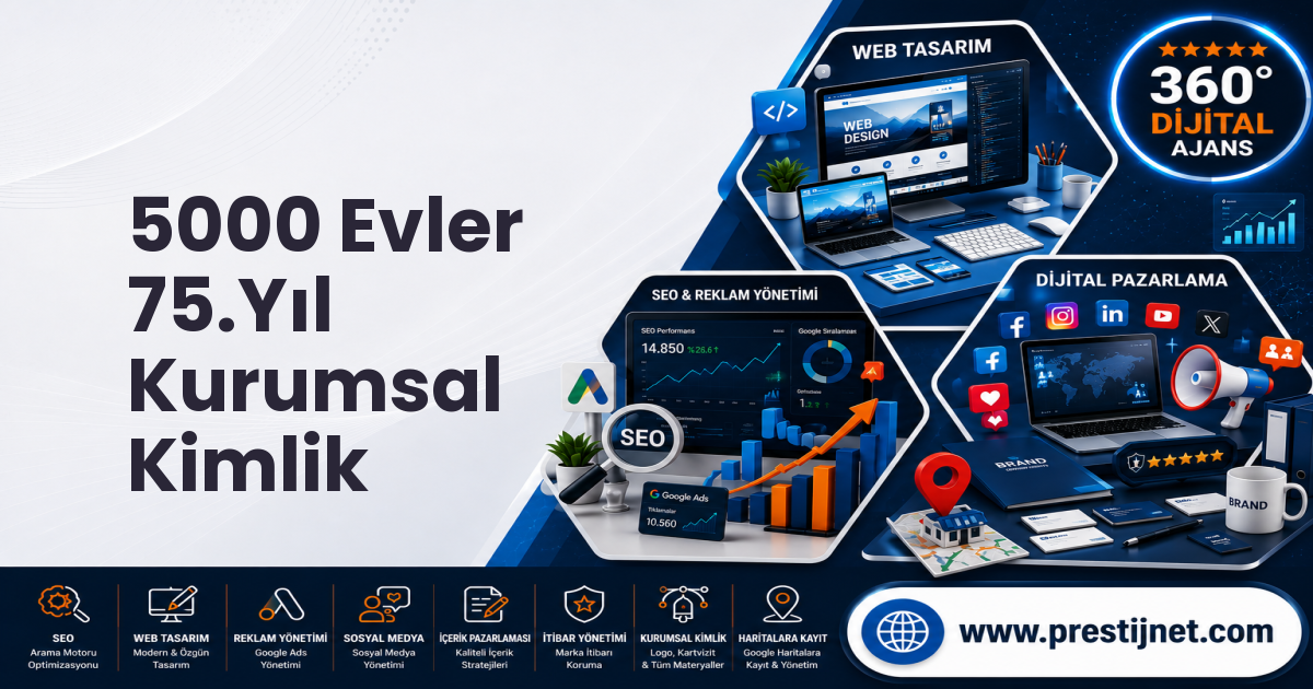 5000 Evler 75.Yıl Kurumsal Kimlik