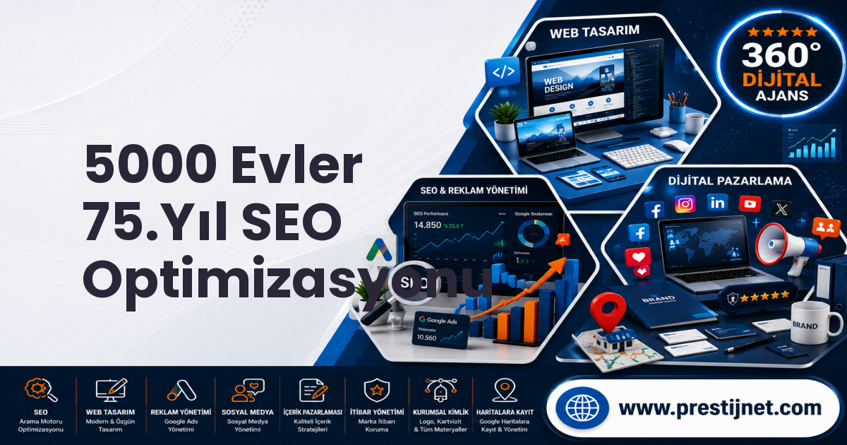 5000 Evler 75.Yıl SEO Optimizasyonu
