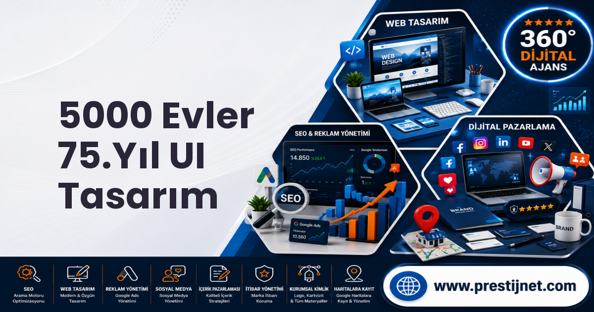 5000 Evler 75.Yıl UI Tasarım