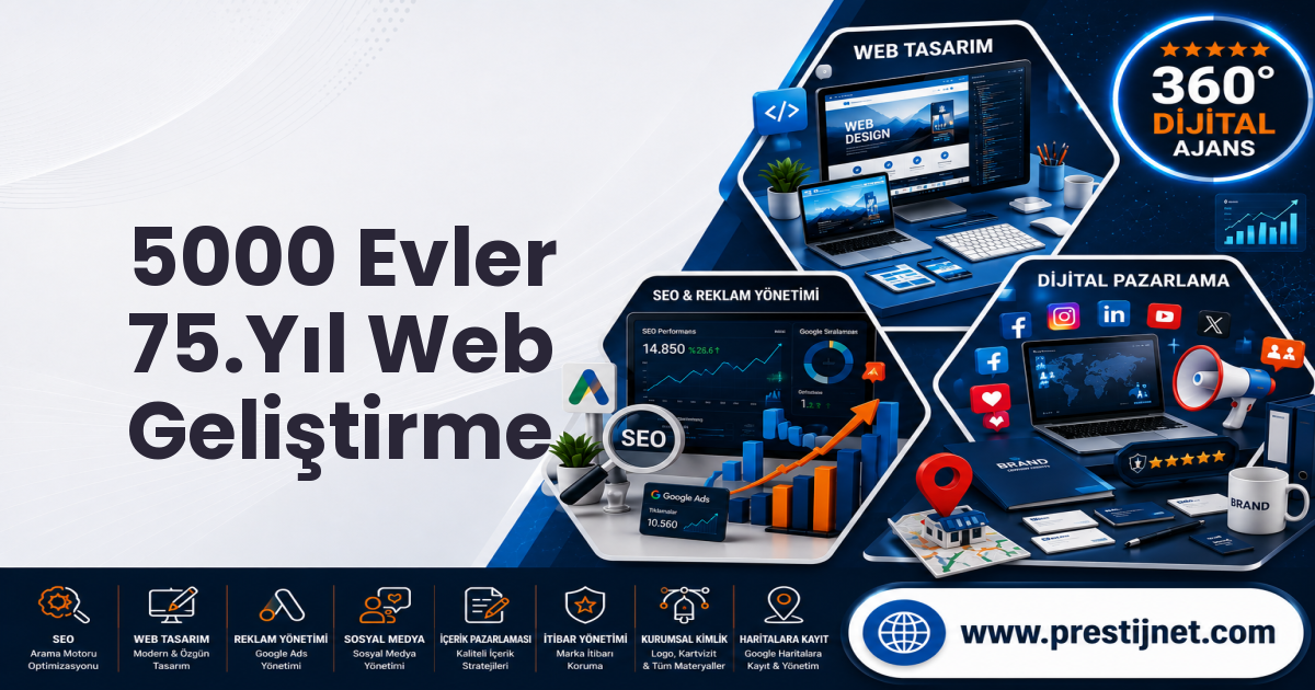 5000 Evler 75.Yıl Web Geliştirme