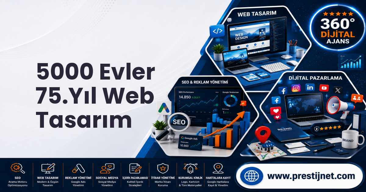 5000 Evler 75.Yıl Web Tasarım