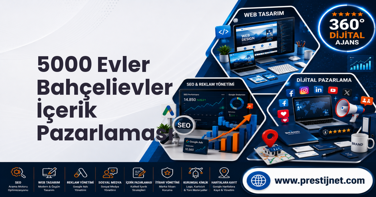 5000 Evler Bahçelievler İçerik Pazarlaması