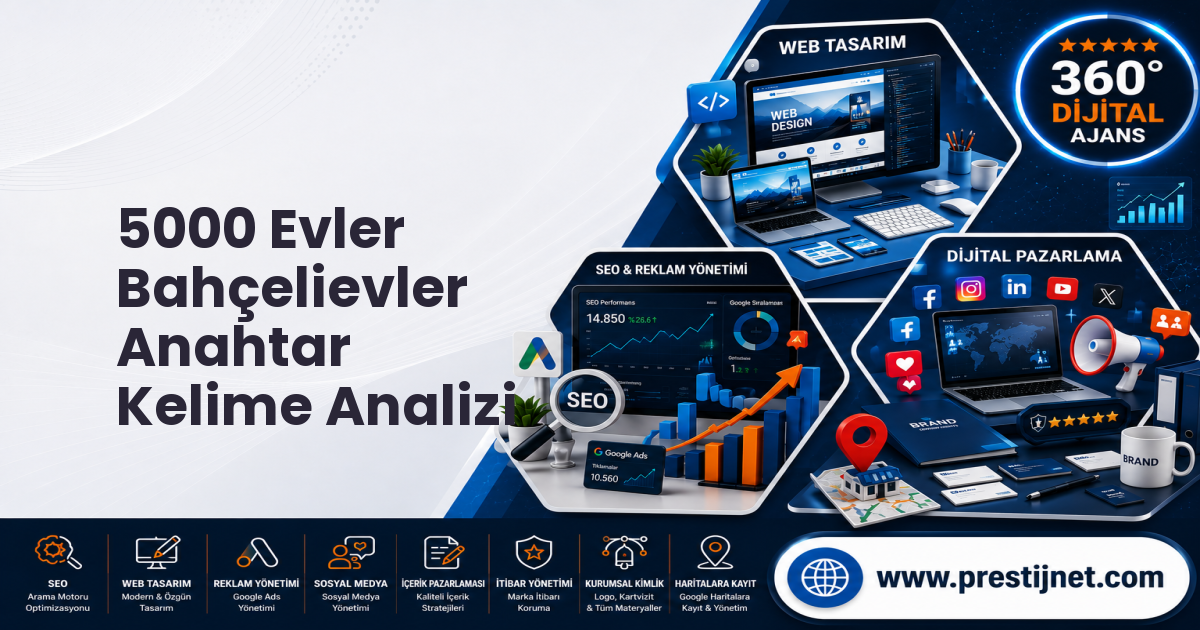 5000 Evler Bahçelievler Anahtar Kelime Analizi