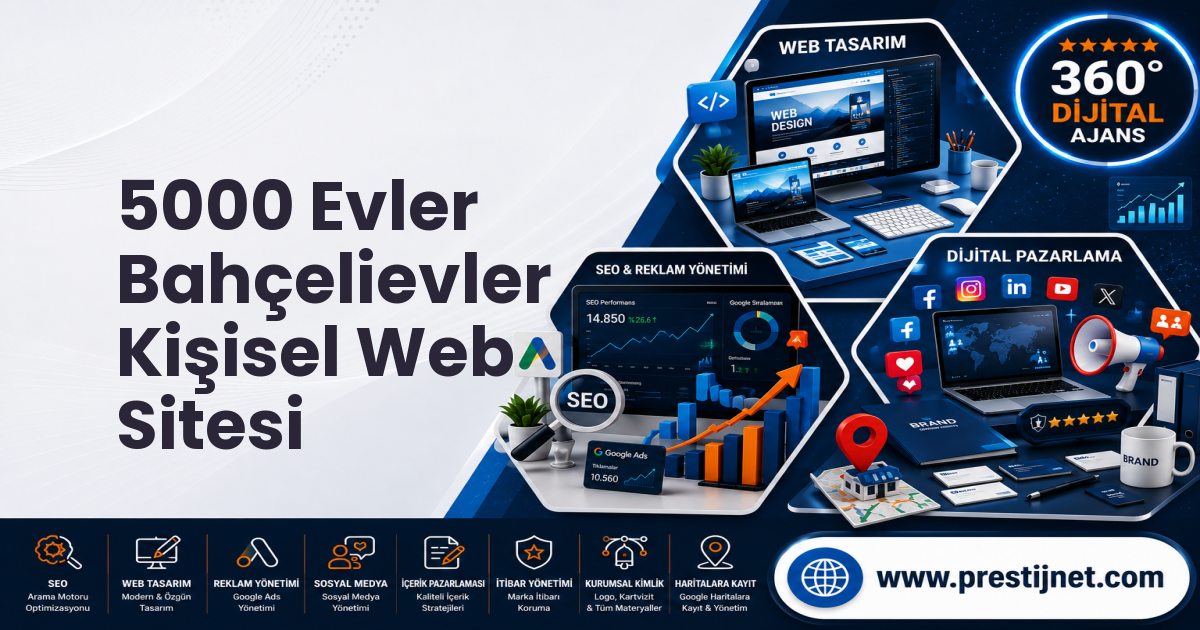 5000 Evler Bahçelievler Kişisel Web Sitesi