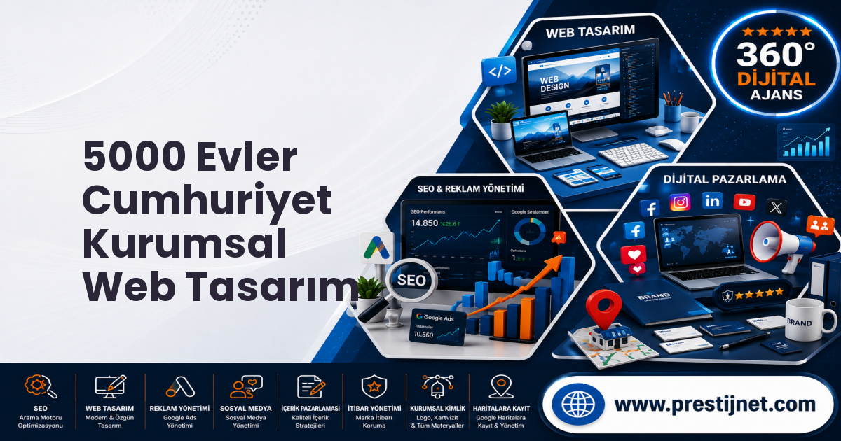 5000 Evler Cumhuriyet Kurumsal Web Tasarım