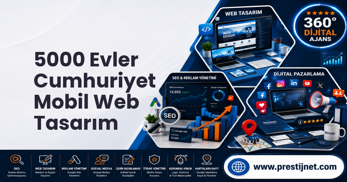 5000 Evler Cumhuriyet Mobil Web Tasarım