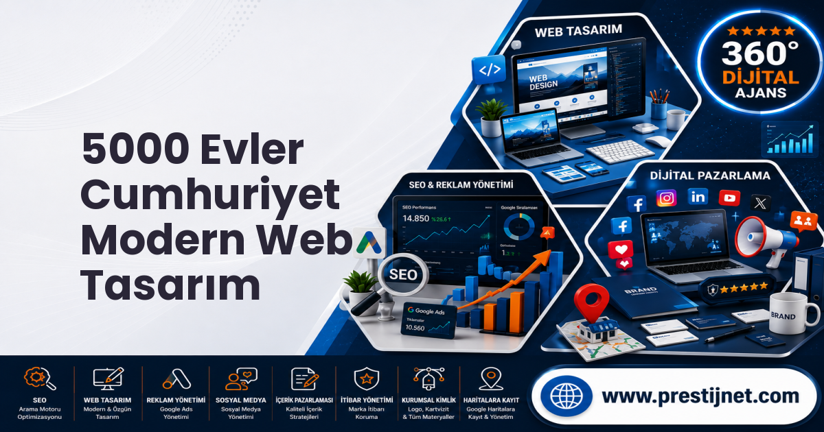 5000 Evler Cumhuriyet Modern Web Tasarım