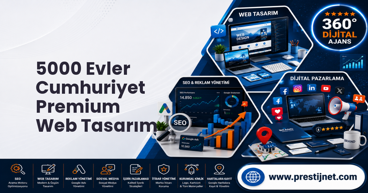 5000 Evler Cumhuriyet Premium Web Tasarım