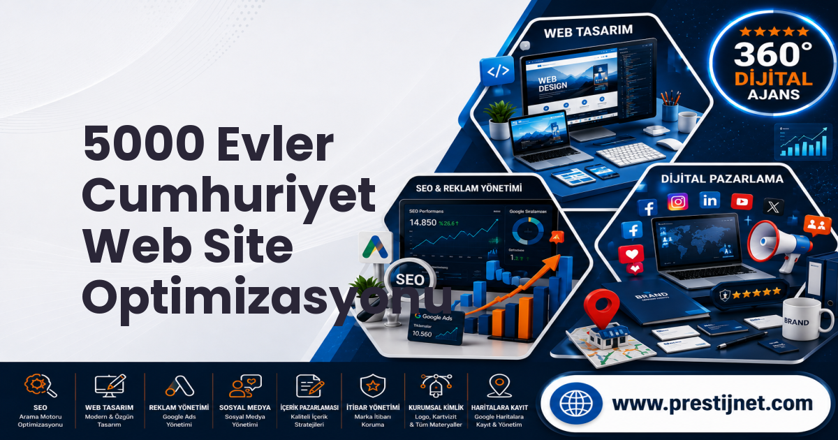 5000 Evler Cumhuriyet Web Site Optimizasyonu