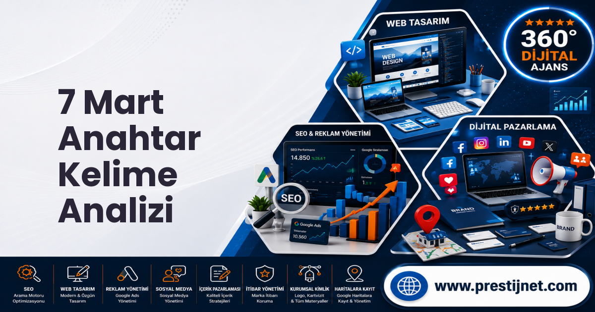 7 Mart Anahtar Kelime Analizi
