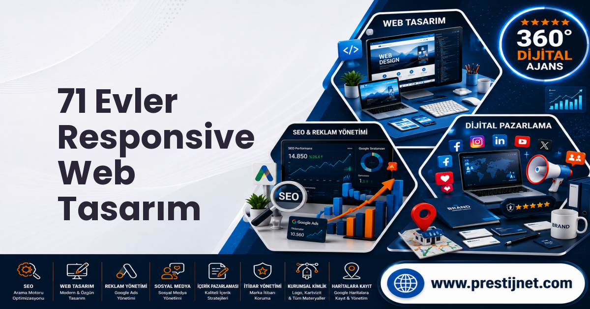 71 Evler Responsive Web Tasarım